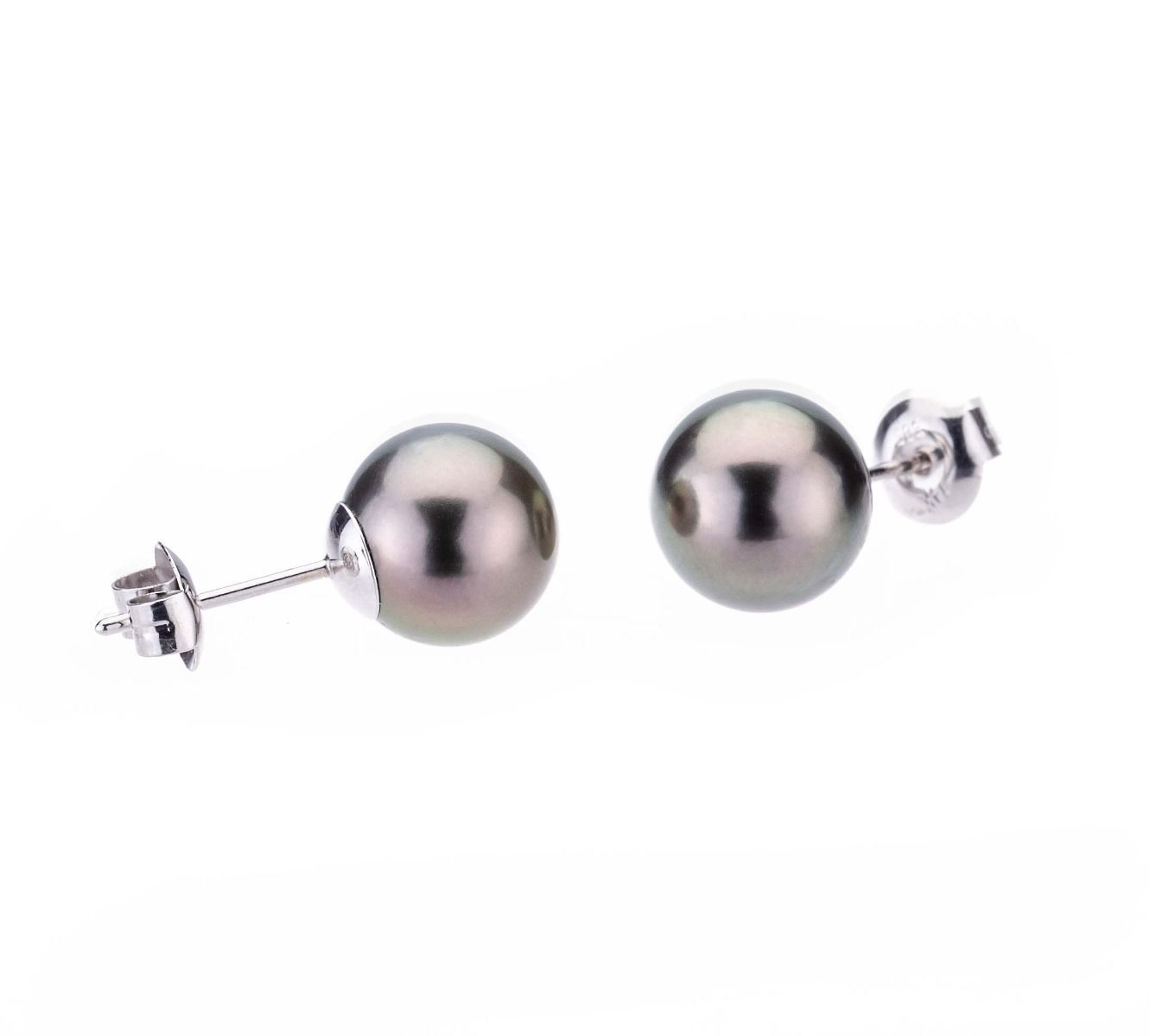 Tahitian Stud Earrings | 9.0-9.5 mm