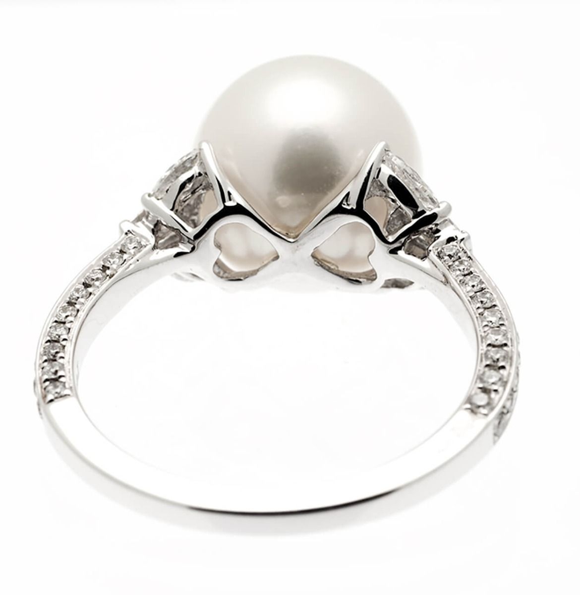 South Sea Pearl And Diamond 18ct Cocktail Ring