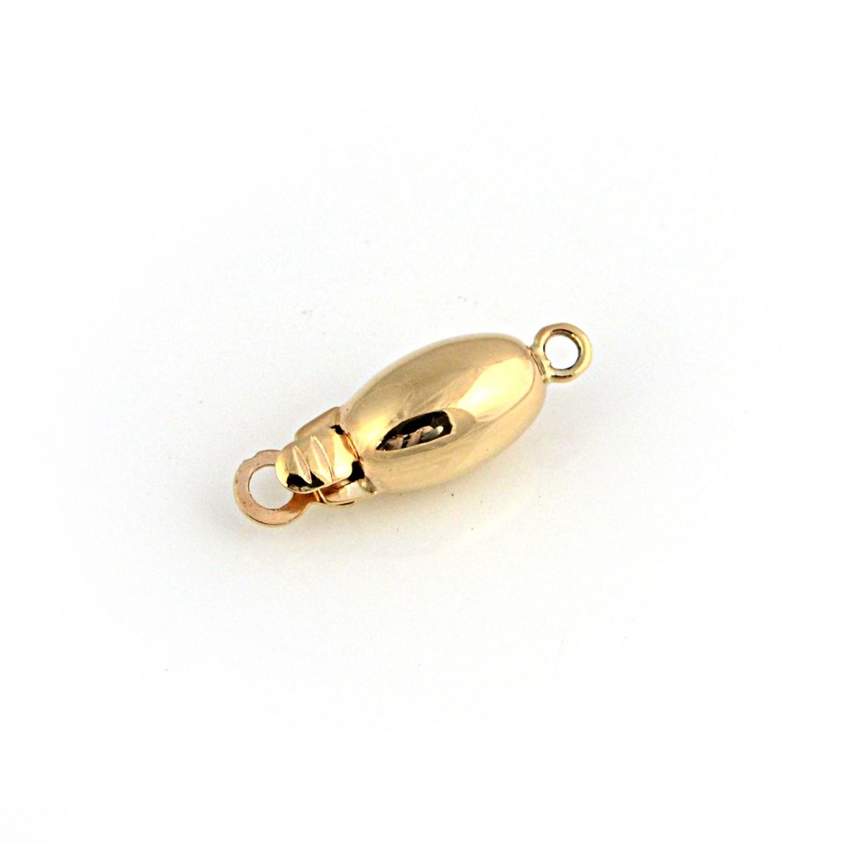 9ct Yellow Gold Barrel Clasp | 8x5mm