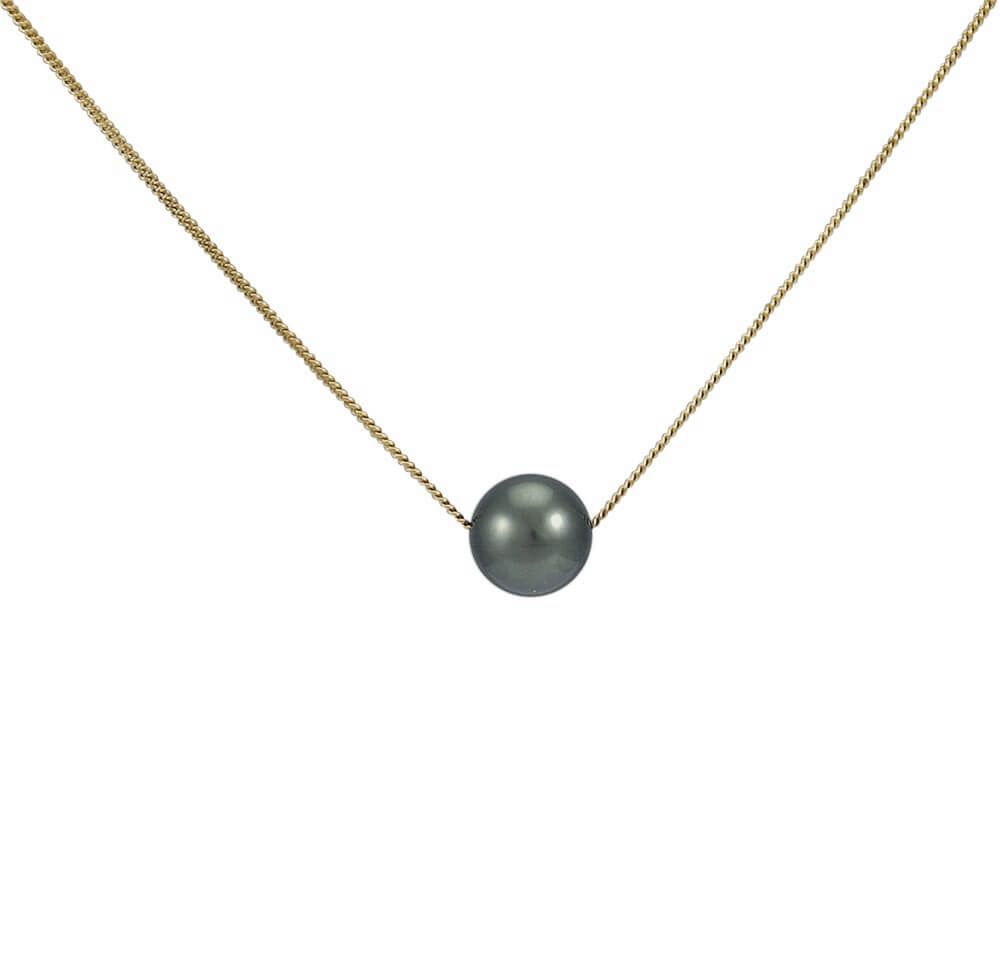 Tahitian Pearl Slider Necklace