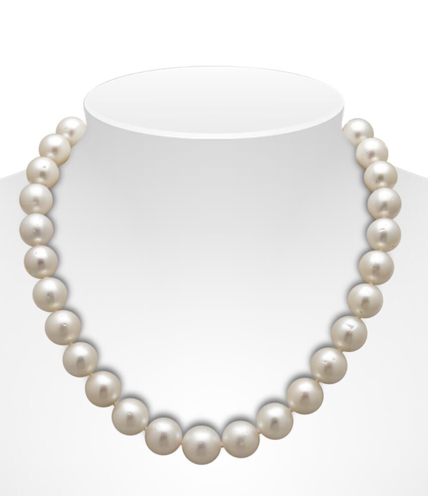 South Sea Pearl Necklace On Bust