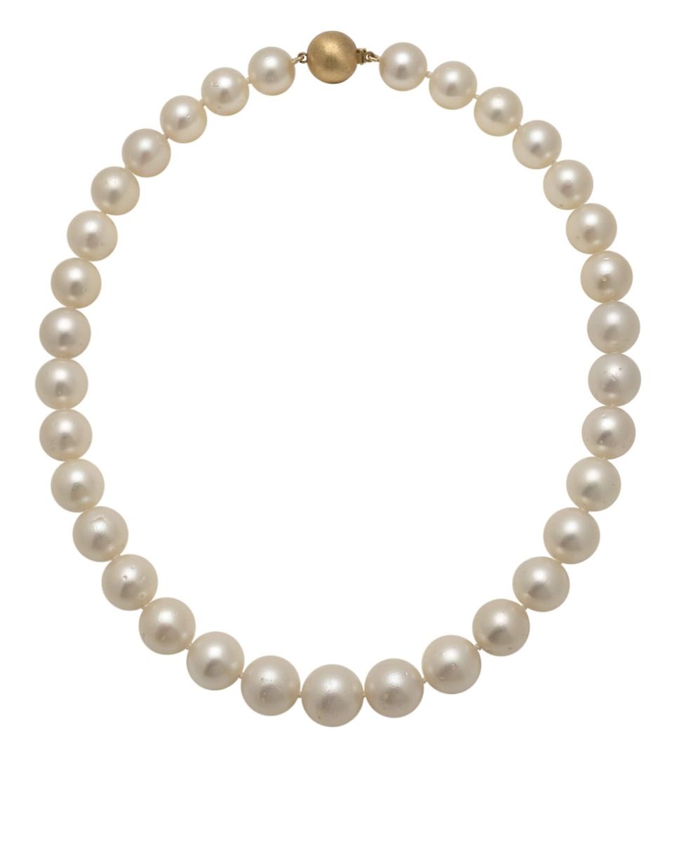 South Sea Pearl Necklace On 18ct Ball Clasp