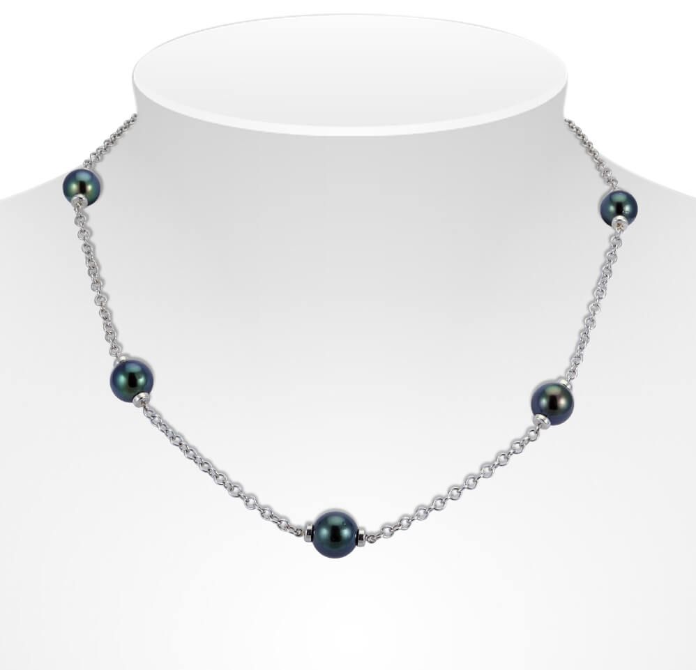 Tahitian Pearl & Chain Necklace