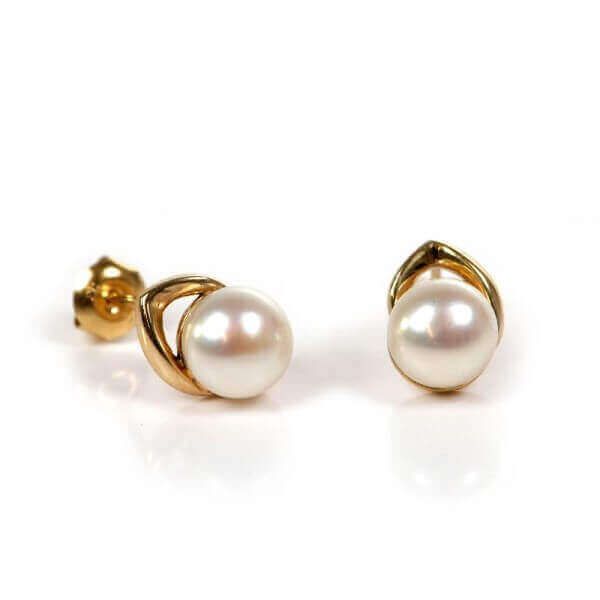 9ct Freshwater Pearls Stud Earrings