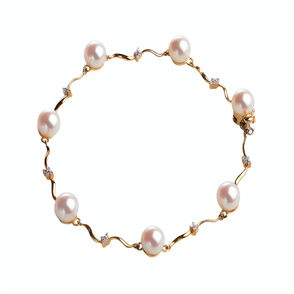 Freshwater Cultured Pearl & Di