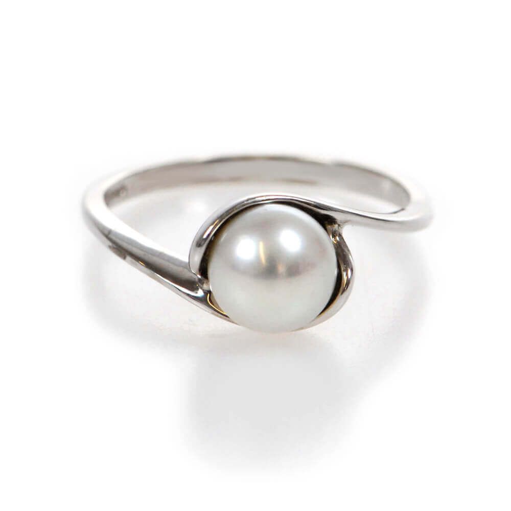 9ct freshwater pearl wrap around ring