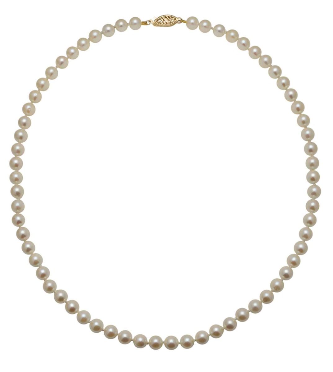Akoya Pearl Necklace 5.5/6mm on 9ct Clasp