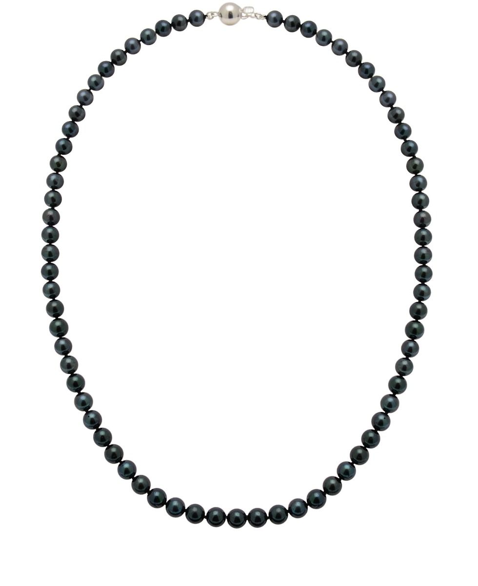 Akoya Black Pearl Necklace | AA+ Grade | 5.5-6.0 mm