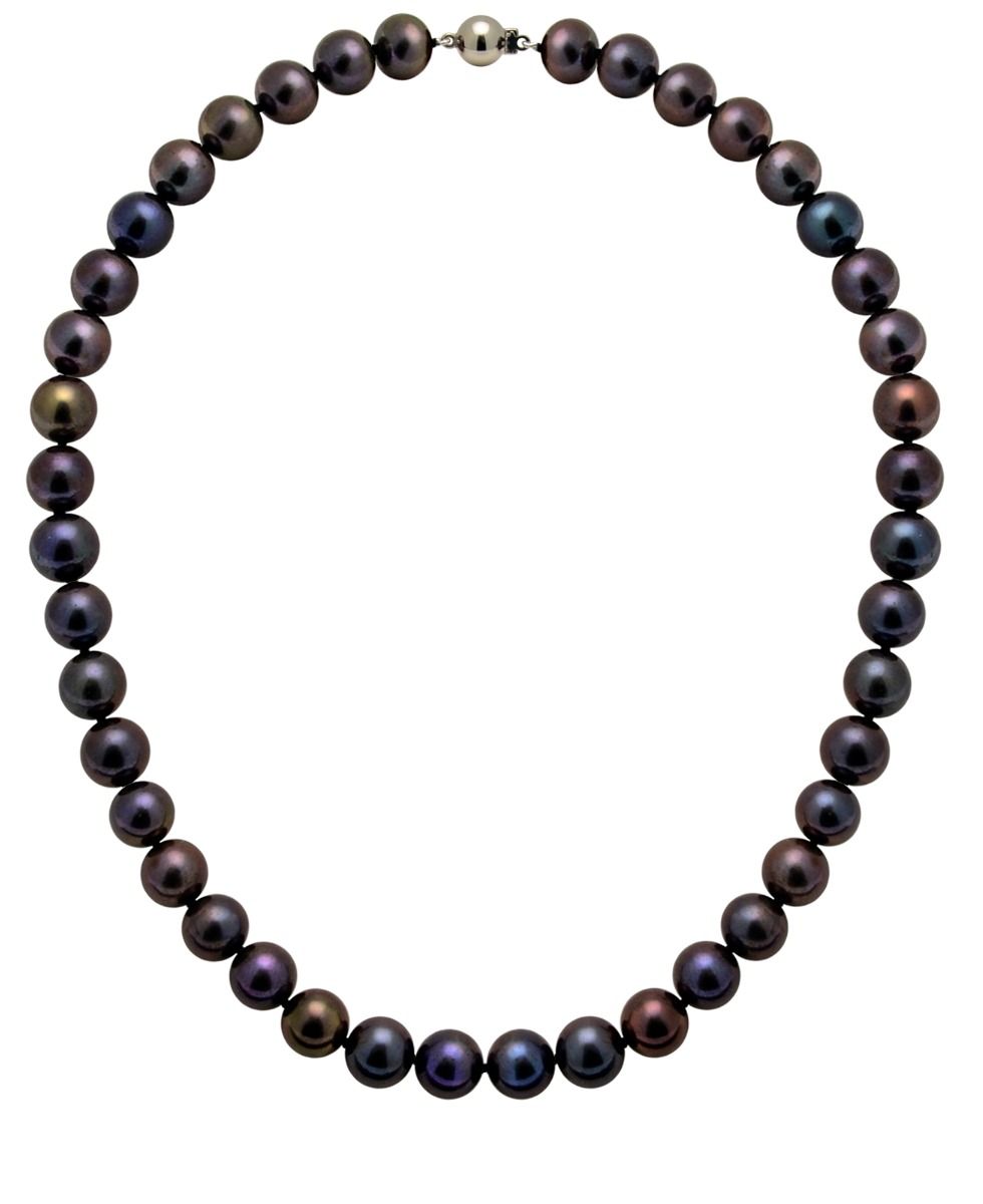 Black Freshwater Pearl Necklace | Grade AAA | 10mm