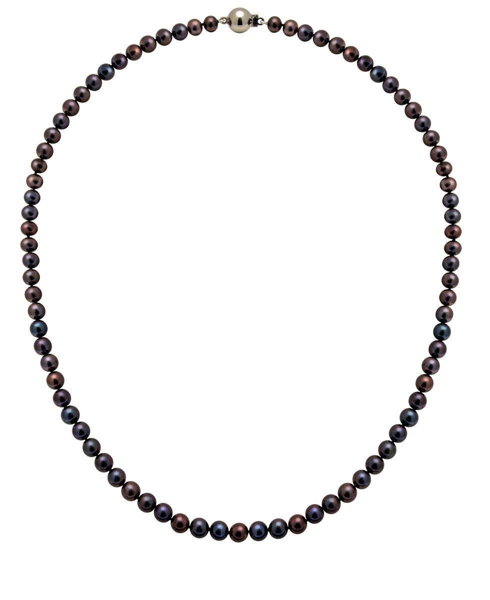 Black Freshwater Pearl Necklace | Grade AAA | 5mm