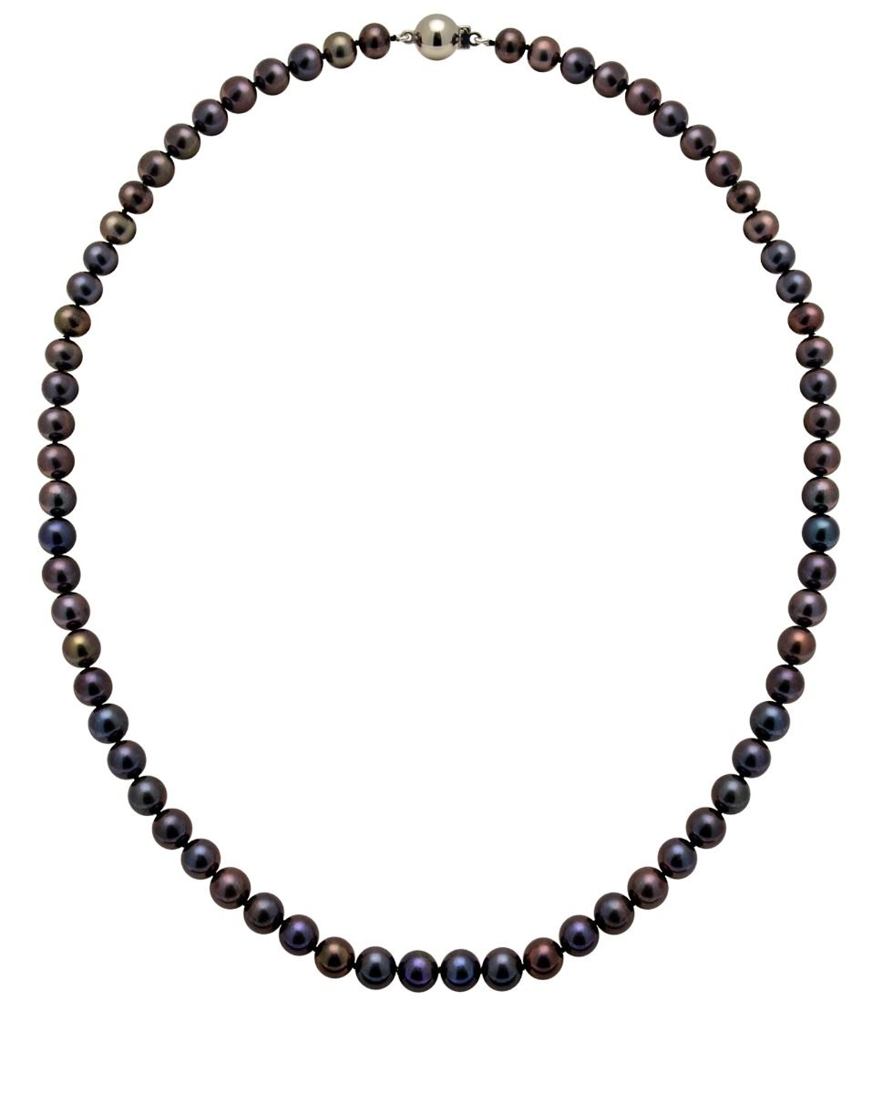 Black Freshwater Pearl Necklaces | Grade AA | 6mm
