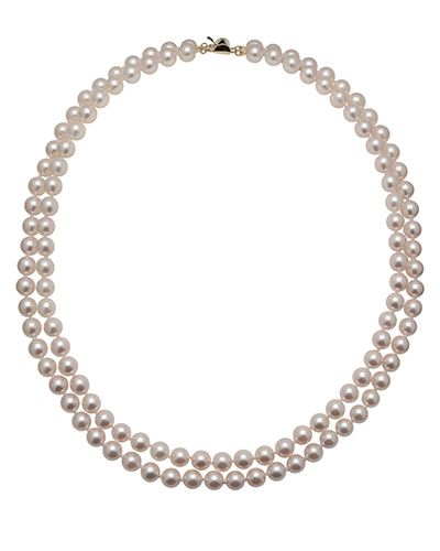 Akoya Pearl Double Row Neckalce