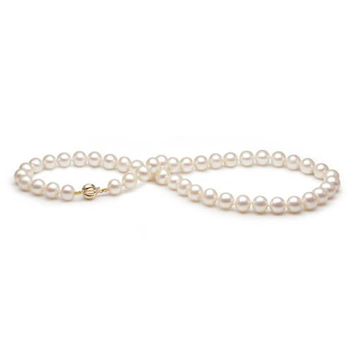 Freshwater White Pearl Necklaces | AAA Grade