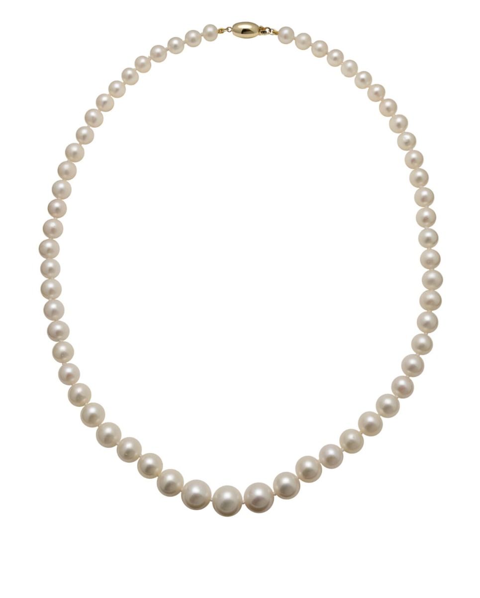 Freshwater Graduated Pearl Necklace 6.5/10.5mm