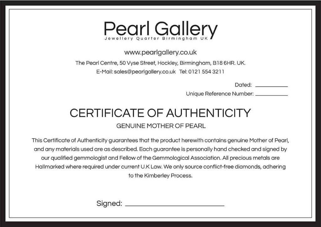 Certificate of Authenticity