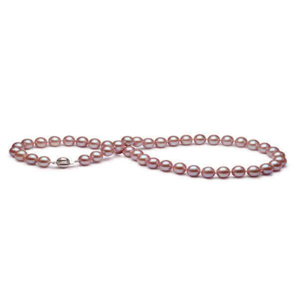 Freshwater Pink Pearl Necklace 8.0-8.5mm Grade AA