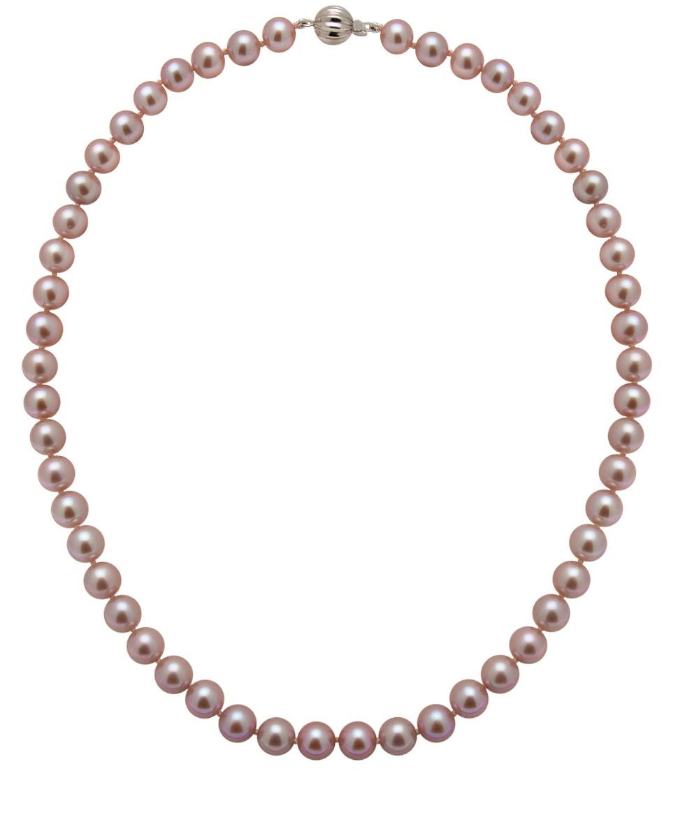 Pink Freshwater Pearl Necklaces | AA Grade | 8 mm