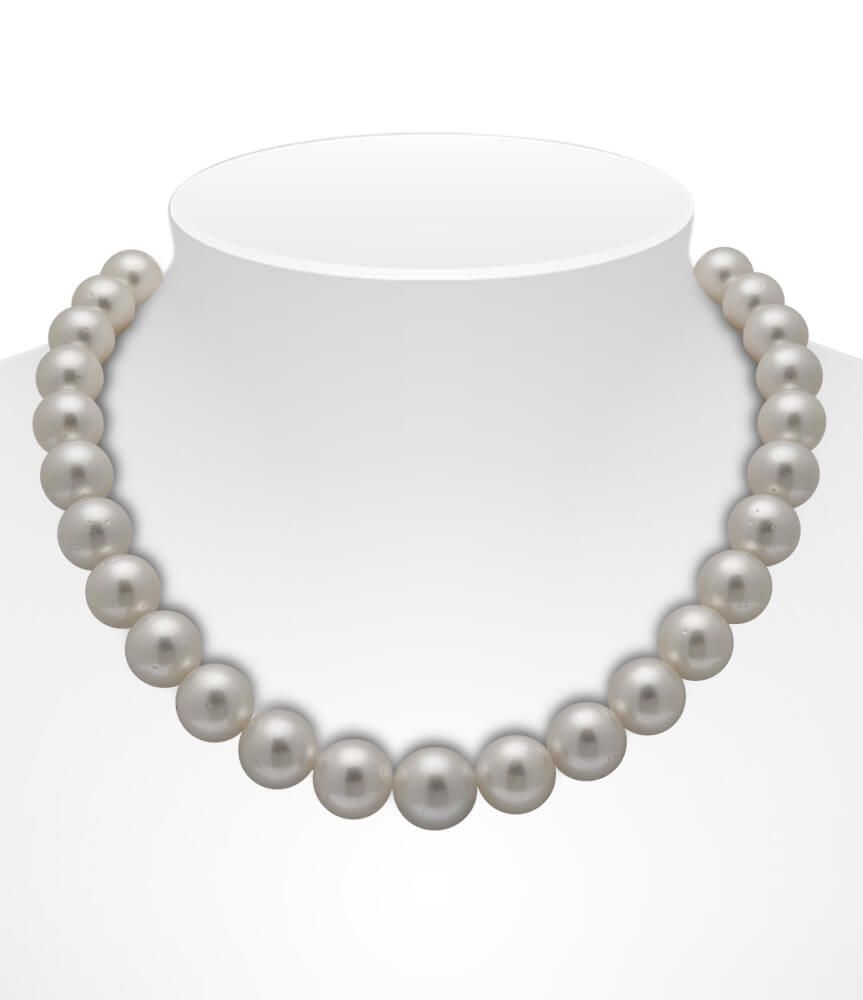 South Sea Pearl Necklace On Bust
