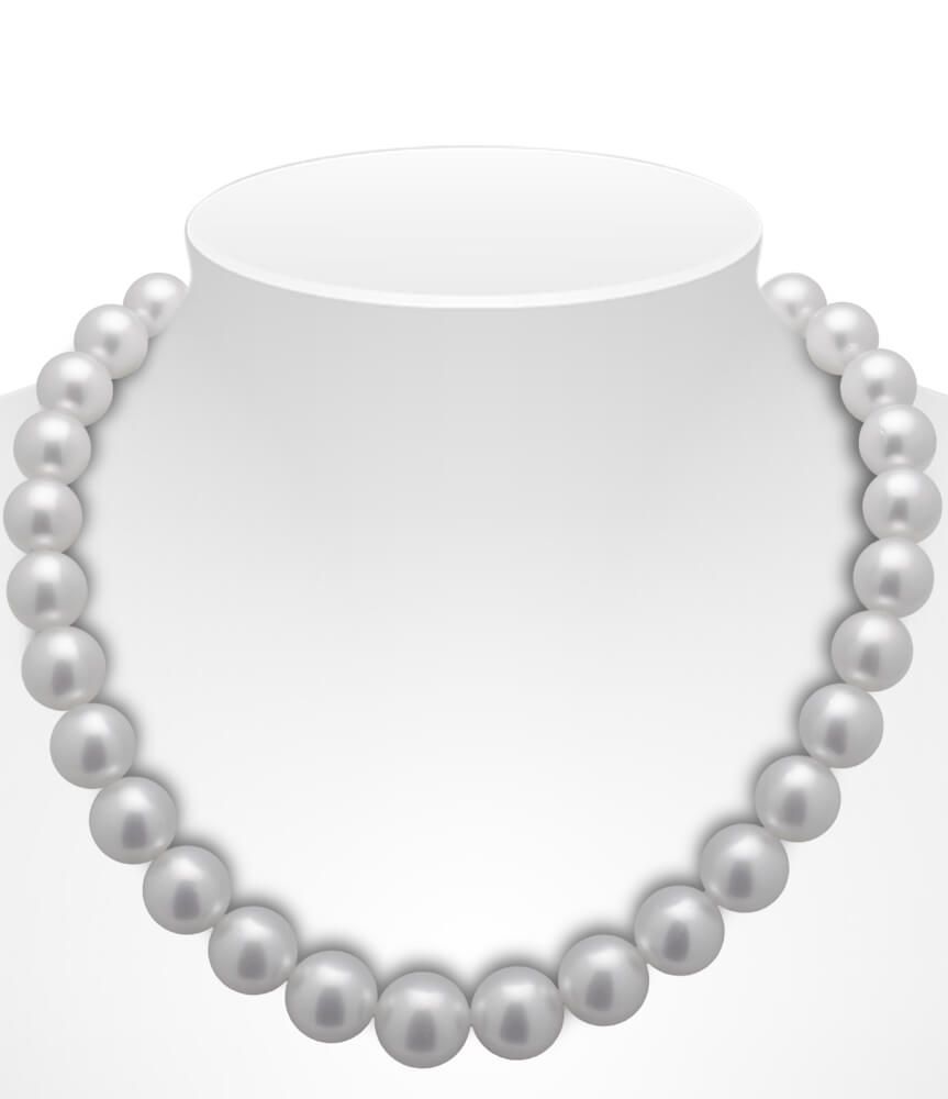 South Sea Pearl Necklace On Bust