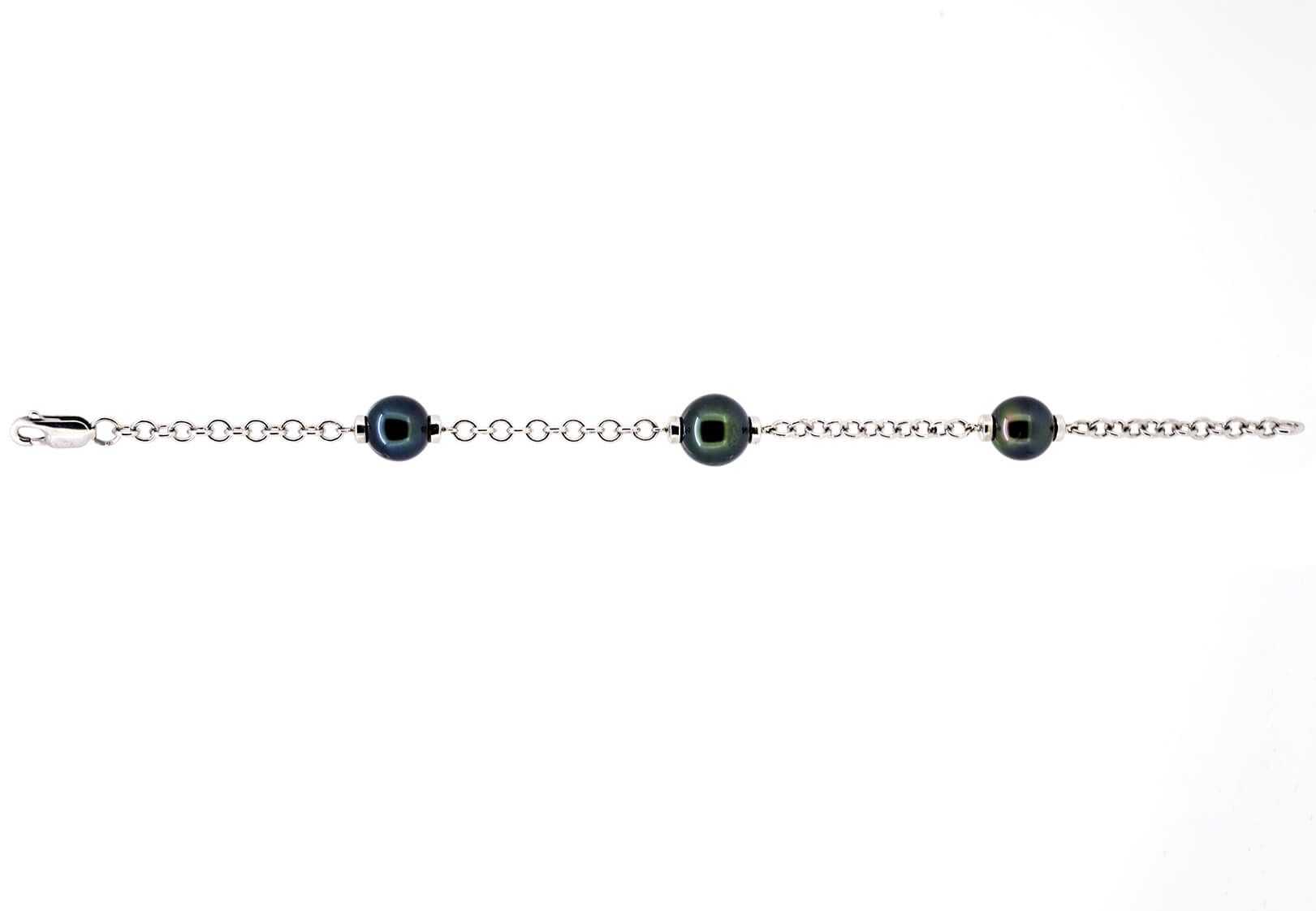 Tahitian Pearl & Chain Bracelet