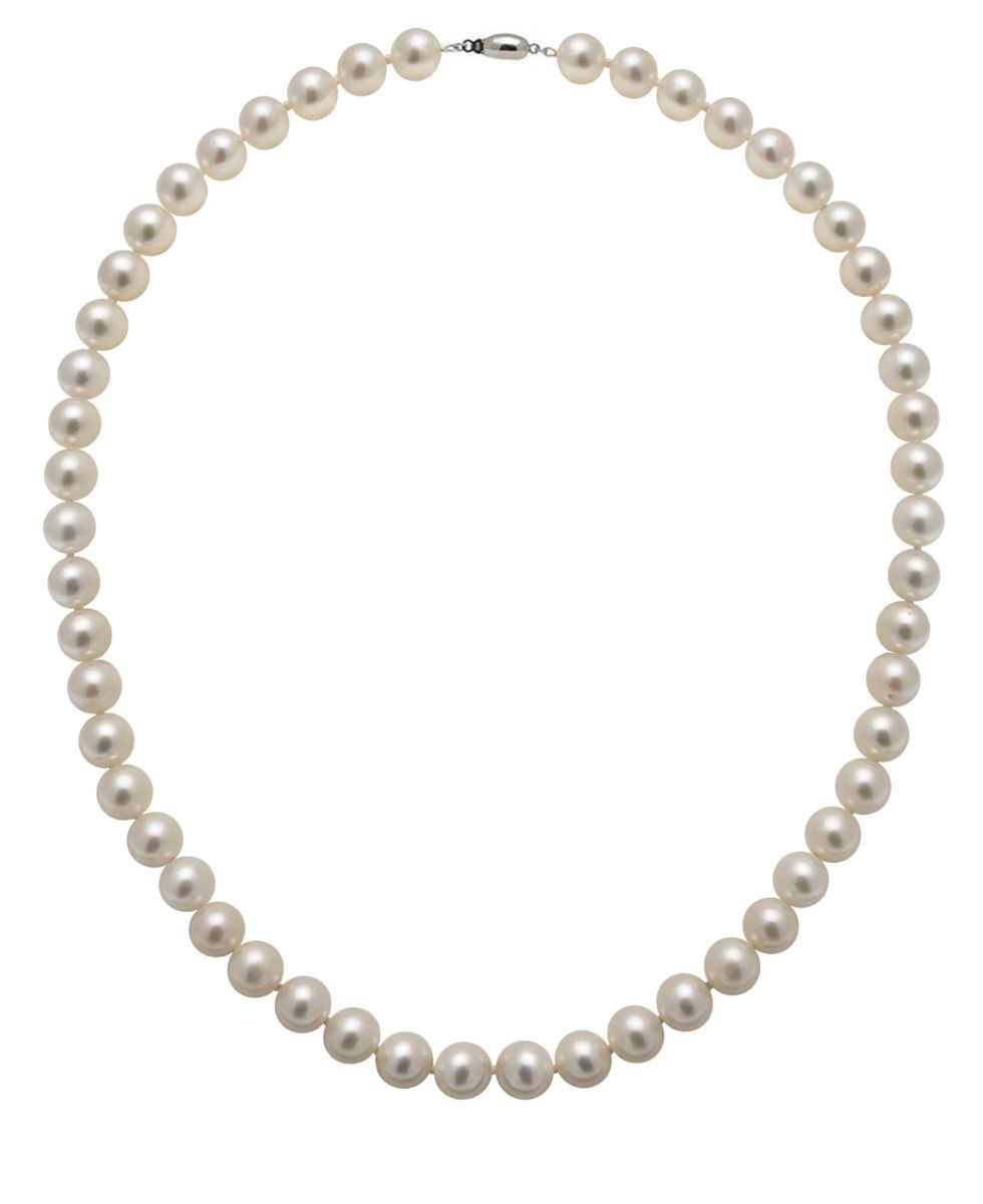 Freshwater White Pearl Necklace | AA Grade | 8mm