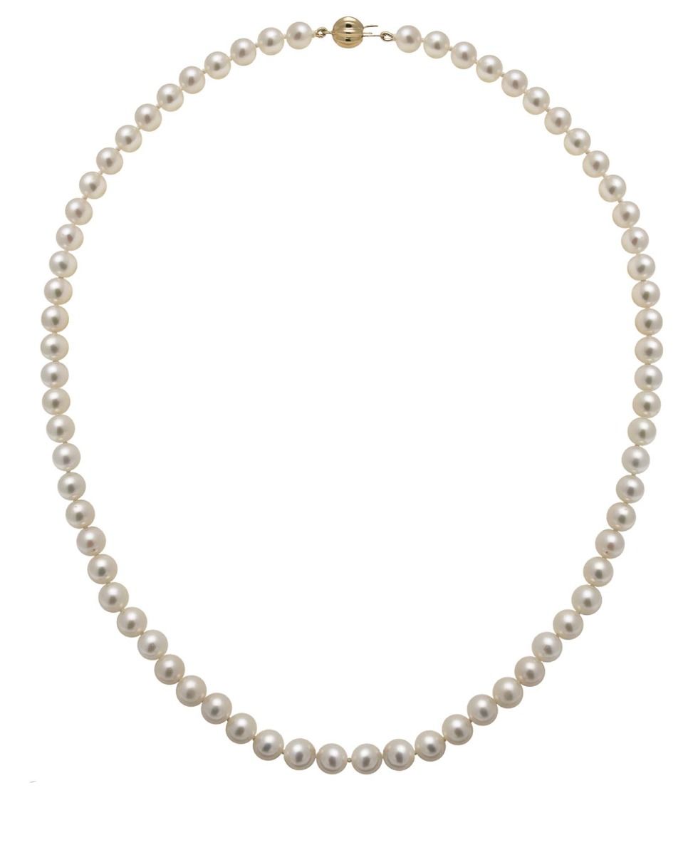 Freshwater White Pearl Necklace | AAA Grade | 6mm